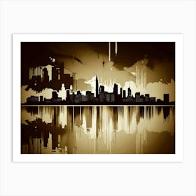 New York City Skyline 75 Art Print