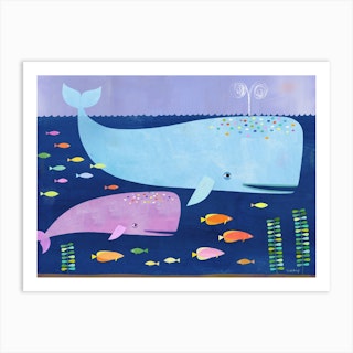 Whale Of A Tale Art Print