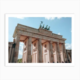 The Brandenburg Gate In Berlin 01 Art Print