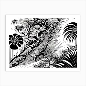 Tropical Jungle Art Print