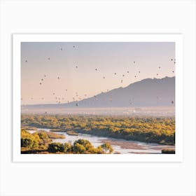 Hot Air Balloon Festival Art Print