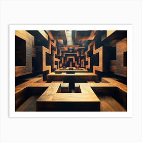 Maze Art Art Print