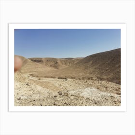 A valley in a desert Art Print