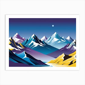 Mountain Landscape 6 Art Print