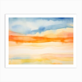 Sunset Elemental 5 Art Print