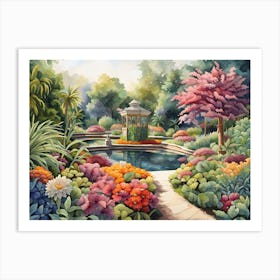 Garden In Bloom Art Print