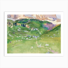Sellar Alp, Dolomites, John Singer Sargent Art Print