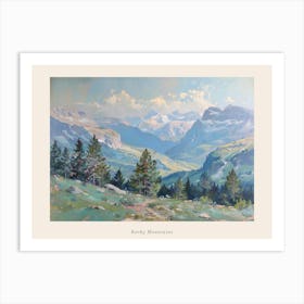 Western Landscapes Rocky Mountains 2 Poster Art Print