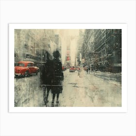 Temporal Resonances: A Conceptual Art Collection. New York City 1 Art Print