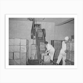 Butter Going Out Of Dairymen S Cooperative Creamery For Shipment,Caldwell, Canyon County, Idaho By Art Print