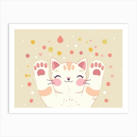 Cat Paw (22) Art Print