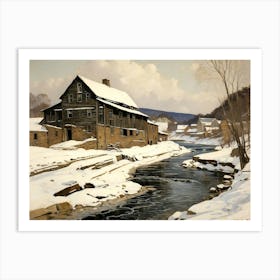 Winter Scene 1 Art Print