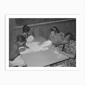 Pupils In Home Economics Class, Lakeview Project School, Arkansas By Russell Lee Art Print