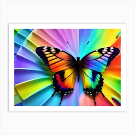 Colorful Butterfly 25 Art Print