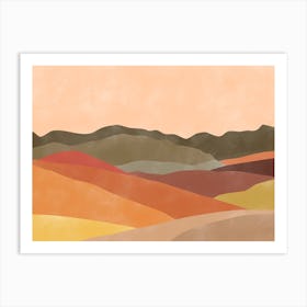 Abstract Landscape Painting No.3 Art Print