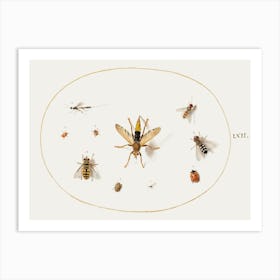 Ten Insects (1575–1580), Joris Hoefnagel Art Print