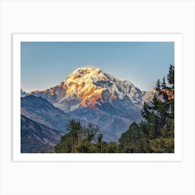 Annapurna Sunset Art Print