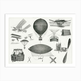 Hot Air Balloons Art Print