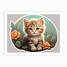 Kitty Cat 1 Art Print