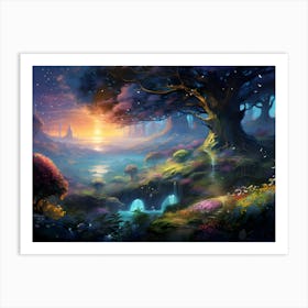 Fairytale Forest 3 Art Print