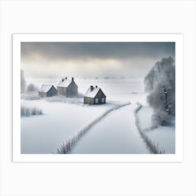 Winter Landscape 5 Art Print