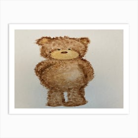 Teddy bear Art Print