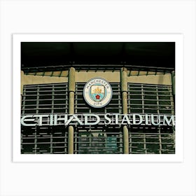 Manchester City Etihad Stadium Art Print