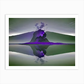 Purple Mountain Art Print