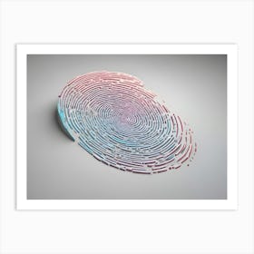 Fingerprint - Fingerprint Stock Videos & Royalty-Free Footage Art Print