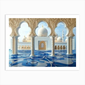 Sheikh Hussein Grand Mosque Art Print