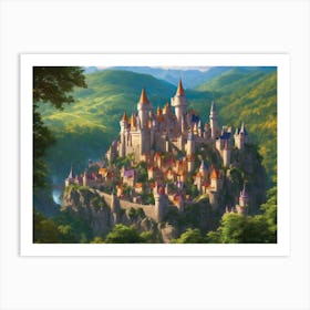 Fantasy Castle  Art Print