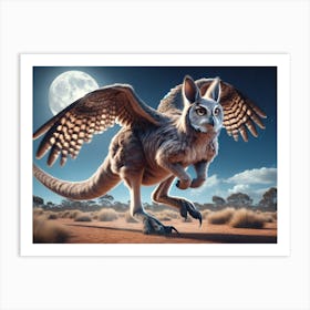 Kangarowl Art Print