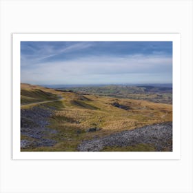 Black Mountains view in Wales Art Print