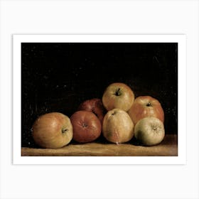 Vintage Still Life Apples Art Print