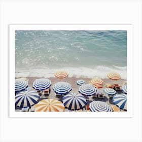 Beach Umbrellas 10 Art Print