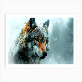 Wolfhound - Lone Wolf Art Print