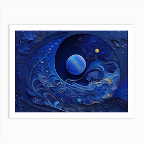 Indigo Night Art Print