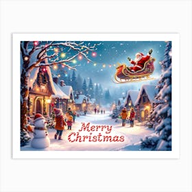 Merry Christmas 5 Art Print