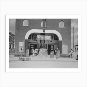 Untitled Photo, Possibly Related To Waiting For The Movie To Open, Sunday Afternoon, Pharr, Texas By Russell Lee Art Print