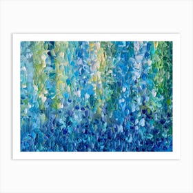 Blue Water 10 Art Print