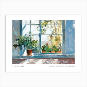 Auckland From The Window Series Poster Painting 1 Art Print