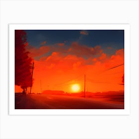 Sunset 1 Art Print