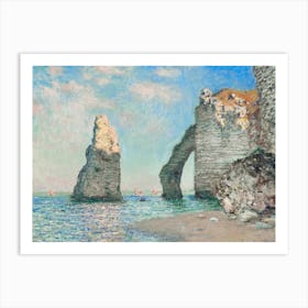 The Cliffs At Étretat (1885), 1, Claude Monet Art Print