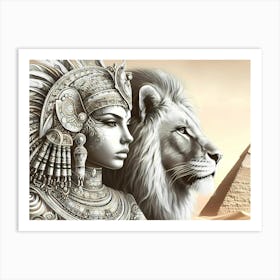 Cleopatra Portrait Artwork 133 Art Print