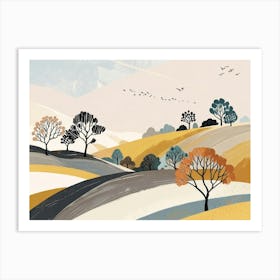 Autumn Trees 5 Art Print