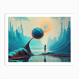 Lost Sun 1 Art Print