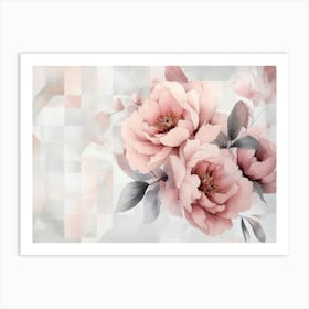 Pink Roses Art Print