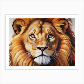 Lion Painting 2 Art Print