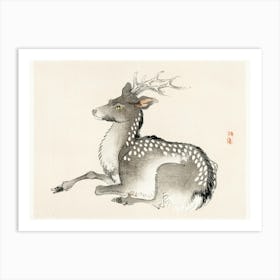 Elk By Kōno Bairei, Kōno Bairei Art Print