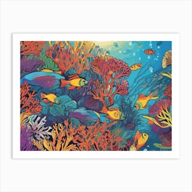 Coral Reef 2 Art Print